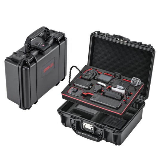 For DJI Osmo Pocket 4P STARTRC TSA Combination Lock Waterproof Dual-layer Suitcase Storage Box, For DJI Osmo Pocket 4P