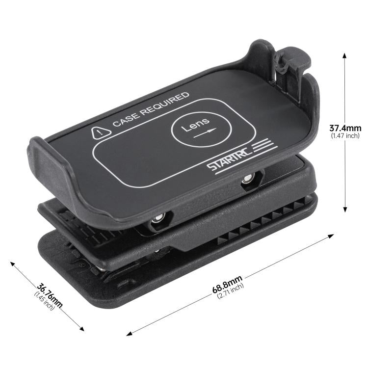 For DJI Osmo Nano STARTRC Backpack Clip Adjustable Action Camera Clamp Quick-Release Mount, Backpack Clip V1 For DJI Osmo Nano