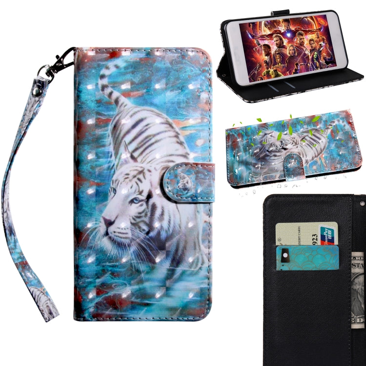 3D Painting Pattern Coloured Drawing Horizontal Flip TPU + PU Leather Case with Holder & Card Slots & Wallet, For Samsung Galaxy S8+, For Samsung Galaxy S9, For Samsung Galaxy S9+
