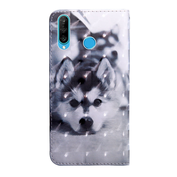 3D Painting Pattern Coloured Drawing Horizontal Flip TPU + PU Leather Case with Holder & Card Slots & Wallet, For Huawei P30 Lite / Nova 4e, For Huawei Y6 2019 / Y6 Pro 2019 /  Honor Play 8A, For Huawei Y5 Lite 2018 / Y5 2018                           ...