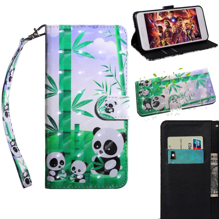 3D Painting Pattern Coloured Drawing Horizontal Flip TPU + PU Leather Case with Holder & Card Slots & Wallet, For Huawei Honor 10 Lite, For Huawei  P30 Pro, For Galaxy J8 2018, For Galaxy S10