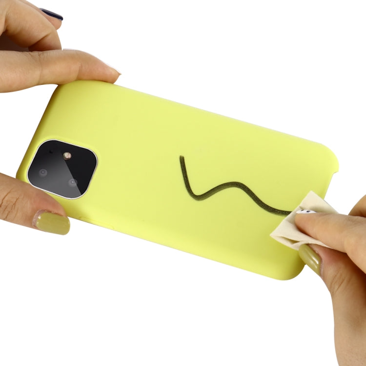 Solid Color Liquid Silicone Shockproof Case, For iPhone 11 Pro, For iPhone 11 Pro Max, For iPhone 11