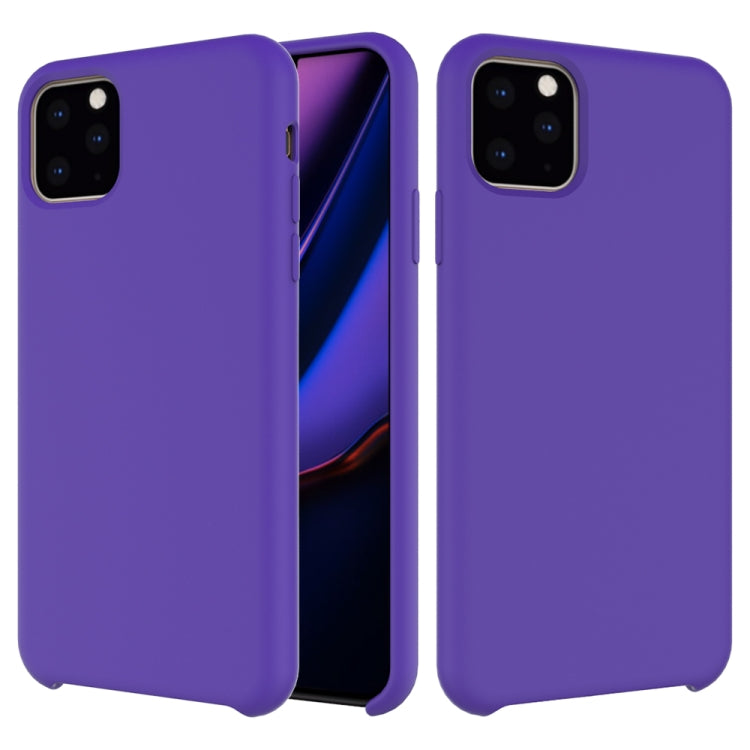 Solid Color Liquid Silicone Shockproof Case, For iPhone 11 Pro, For iPhone 11 Pro Max, For iPhone 11