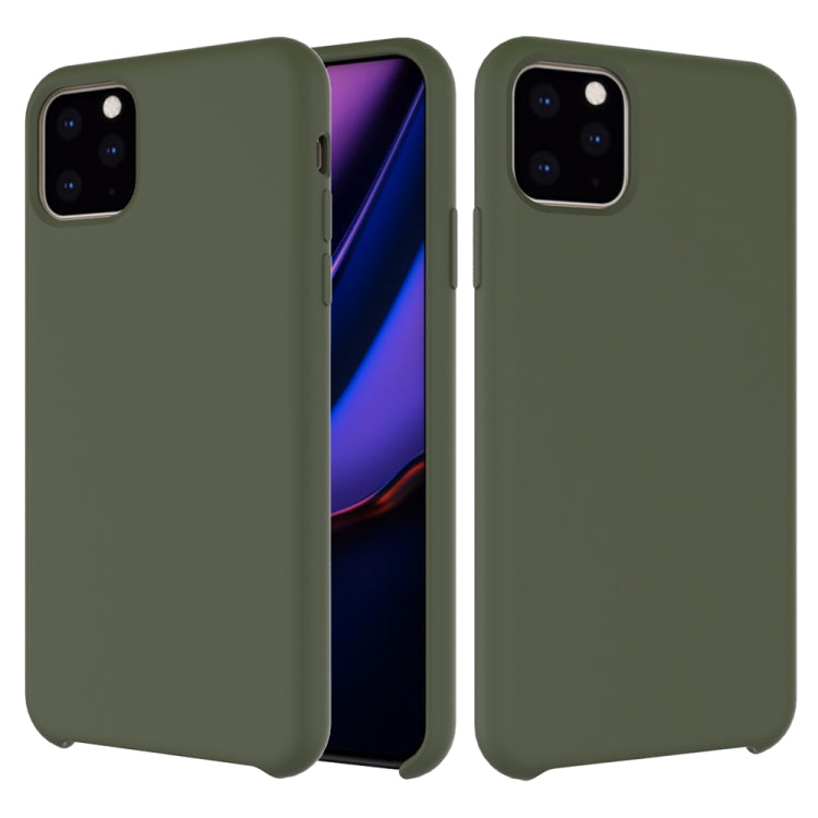 Solid Color Liquid Silicone Shockproof Case, For iPhone 11 Pro, For iPhone 11 Pro Max, For iPhone 11