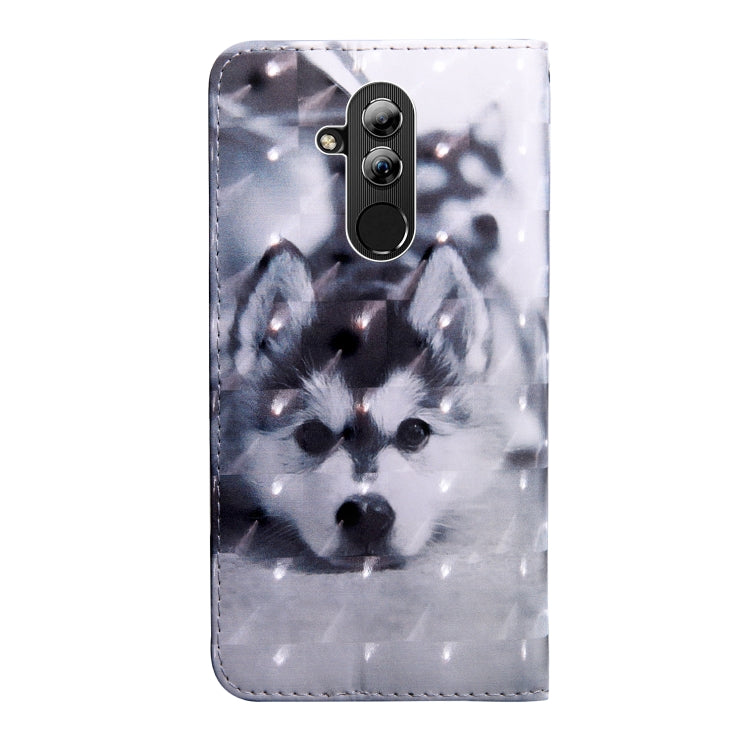 3D Painting Pattern Coloured Drawing Horizontal Flip TPU + PU Leather Case with Holder & Card Slots & Wallet, For Huawei Mate 20 Lite, For Mate 20 Lite, For Huawei P20 Lite, For Huawei P20 Pro, For Huawei Y5, For Huawei Y6