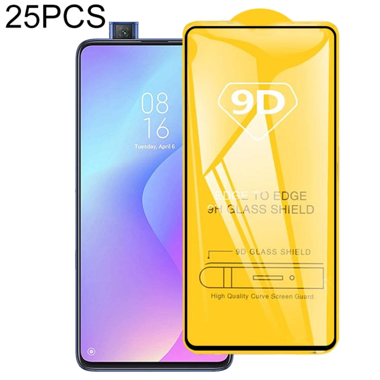 25 PCS 9D Full Glue Full Screen Tempered Glass Film, For Xiaomi Mi 9 (25 PCS), For Xiaomi Mi 8 (25 PCS), For Xiaomi Mi 9 SE (25 PCS), For Xiaomi Mi 9X (25 PCS), For Xiaomi Redmi Note 7 (25 PCS), For Xiaomi Mi 9T, For Xiaomi Redmi Y3 (25 PCS)           ...