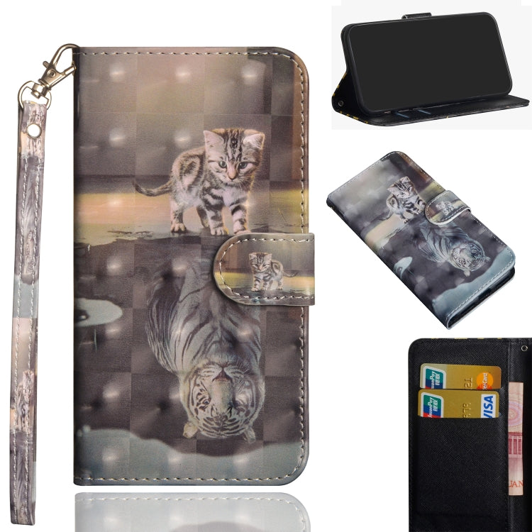3D Painting Pattern Coloured Drawing Horizontal Flip TPU + PU Leather Case with Holder & Card Slots & Wallet, For Galaxy A10e, For Galaxy A80 / A90, For Galaxy M40