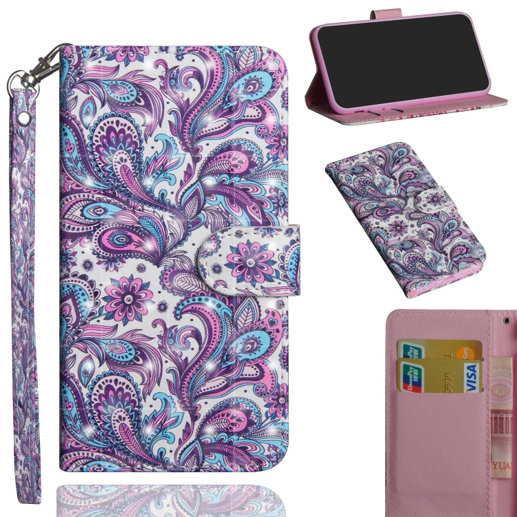 3D Painting Pattern Coloured Drawing Horizontal Flip TPU + PU Leather Case with Holder & Card Slots & Wallet, For Galaxy A10e, For Galaxy A80 / A90, For Galaxy M40