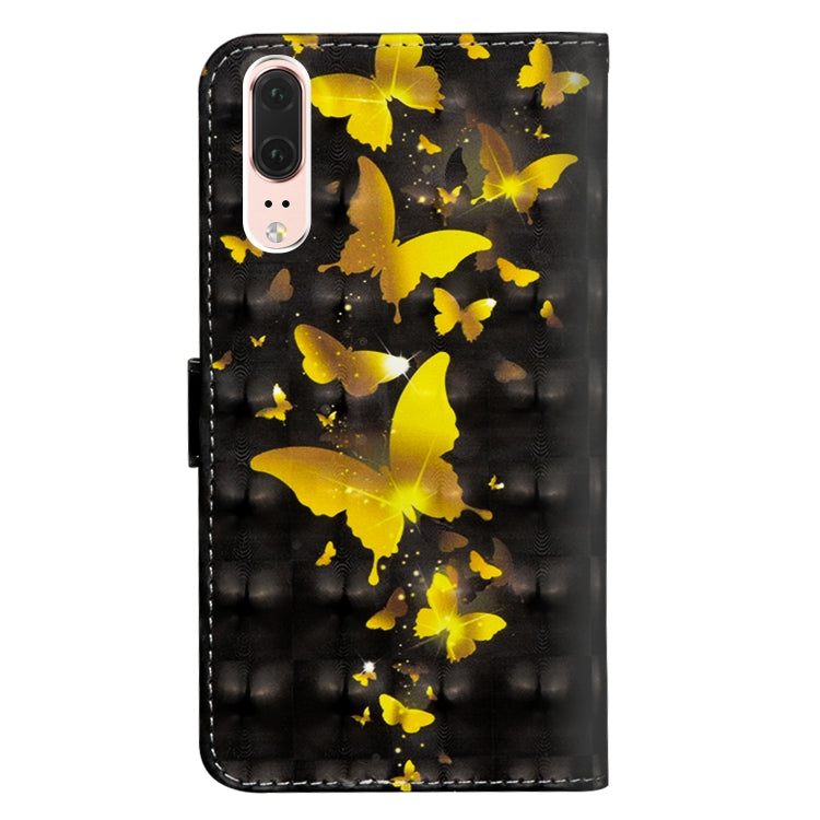 3D Painting Pattern Horizontal Flip TPU + PU Leather Case with Holder & Card Slots & Wallet, For Huawei P20, For Huawei P20 Lite, For Huawei P20 Pro, For Huawei P30, For Huawei P30 Pro