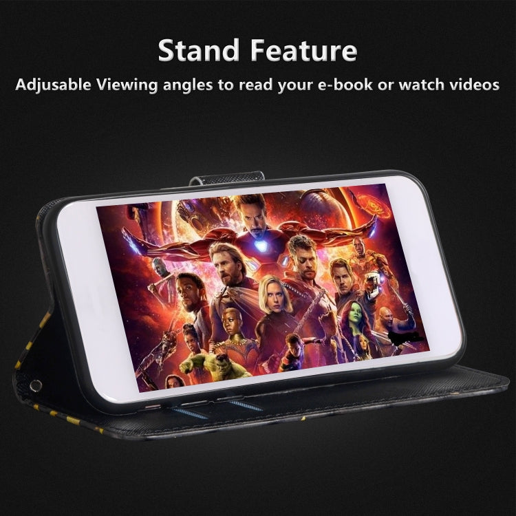 3D Painting Pattern Horizontal Flip TPU + PU Leather Case with Holder & Card Slots & Wallet, For Huawei Y7 (2019) / Y7 Pro (2019) / Y7 Prime (2019), For Huawei Honor 8X, For Huawei Honor 8A Pro