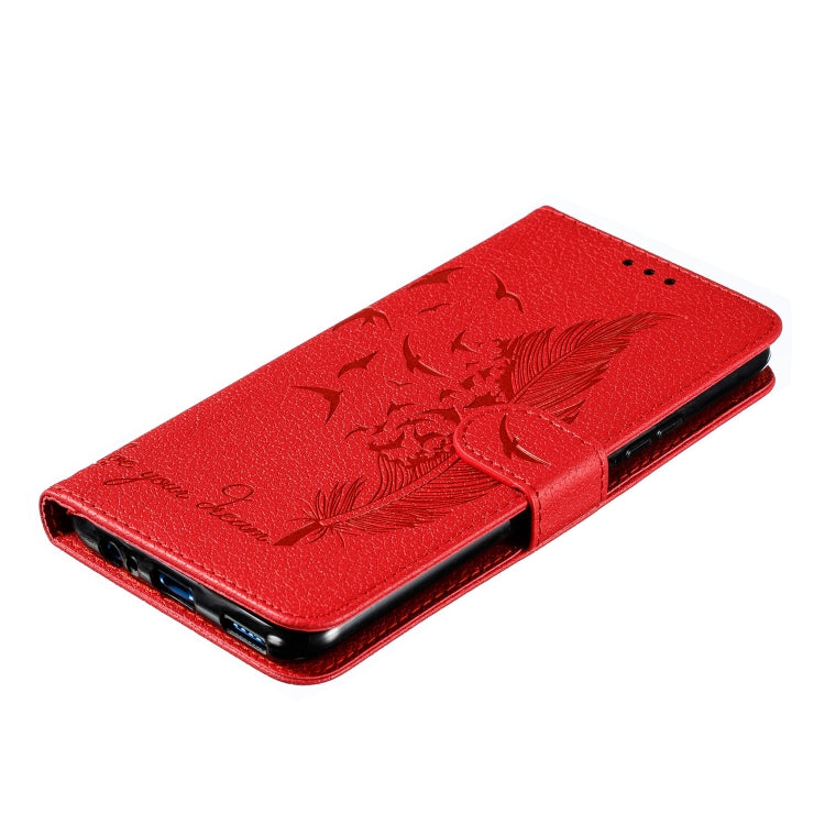 Feather Pattern Litchi Texture Horizontal Flip Leather Case with Wallet & Holder & Card Slots, For Huawei P Smart Z / Y9 Prime (2019), For Huawei P20 Lite (2019) / Nova 5i, For Huawei P30, For Huawei P30 Lite, For Huawei P30 Pro                        ...
