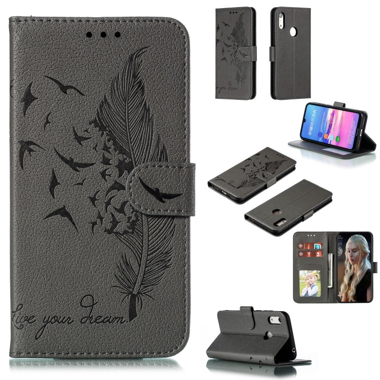Feather Pattern Litchi Texture Horizontal Flip Leather Case with Wallet & Holder & Card Slots, For Huawei P Smart Z / Y9 Prime (2019), For Huawei P20 Lite (2019) / Nova 5i, For Huawei P30, For Huawei P30 Lite, For Huawei P30 Pro                        ...