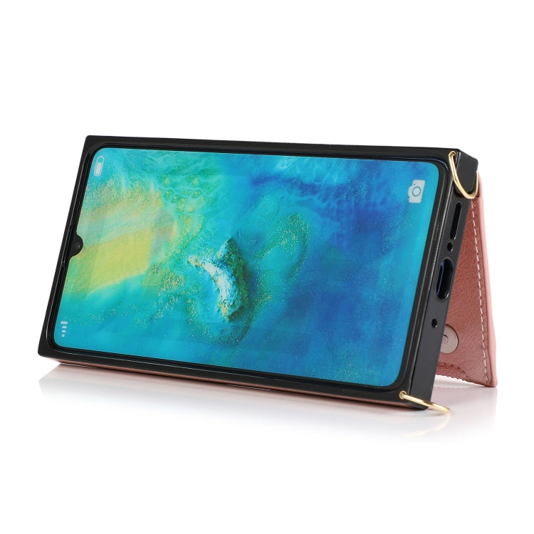 Square Zipper Wallet Bag TPU+PU Back Cover Case with Holder & Card Slots & Wallet & Cross-body Strap, For Huawei Mate 20, For Huawei Mate 20 Lite, For Huawei Mate 20 Pro, For Huawei Mate 30, For Huawei P30, For Huawei P30 Pro, For Huawei P30 Lite      ...