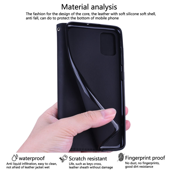Frosted Business Magnetic Horizontal Flip PU Leather Case with Holder & Card Slot & Lanyard, For Huawei Y6p (2020), For Samsung Galaxy A21s, For Samsung Galaxy M51, For Samsung Galaxy S20 FE 5G, For Xiaomi Redmi 9, For Xiaomi Redmi 9A, For Xiaomi Redmi...