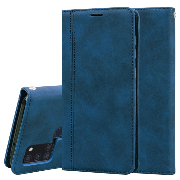 Frosted Business Magnetic Horizontal Flip PU Leather Case with Holder & Card Slot & Lanyard, For Huawei Y6p (2020), For Samsung Galaxy A21s, For Samsung Galaxy M51, For Samsung Galaxy S20 FE 5G, For Xiaomi Redmi 9, For Xiaomi Redmi 9A, For Xiaomi Redmi...