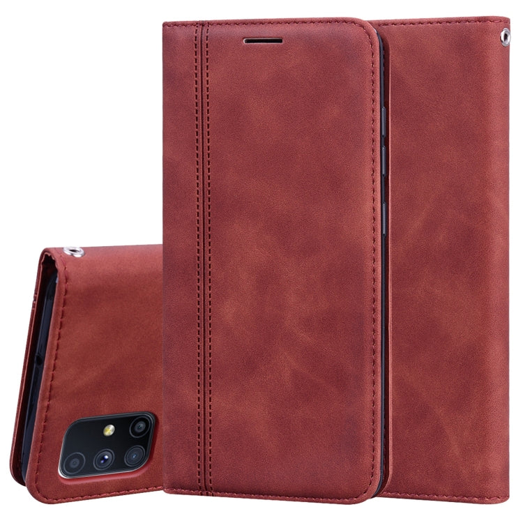 Frosted Business Magnetic Horizontal Flip PU Leather Case with Holder & Card Slot & Lanyard, For Huawei Y6p (2020), For Samsung Galaxy A21s, For Samsung Galaxy M51, For Samsung Galaxy S20 FE 5G, For Xiaomi Redmi 9, For Xiaomi Redmi 9A, For Xiaomi Redmi...
