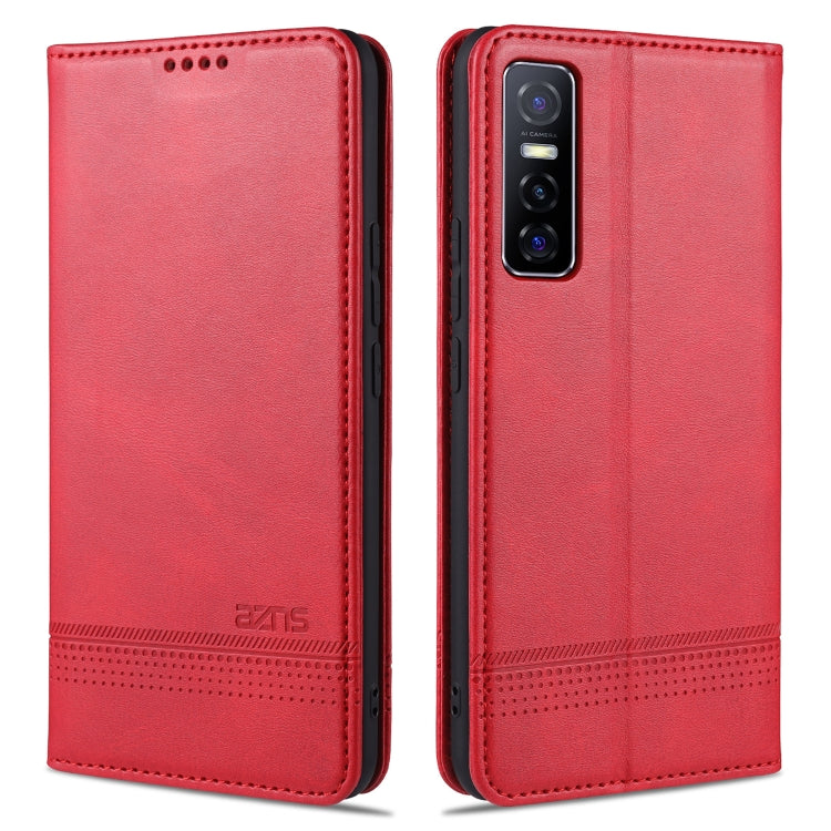AZNS Magnetic Calf Texture Horizontal Flip Leather Case with Card Slots & Holder & Wallet, For Huawei Nova 8 SE, For OPPO K7 / Reno3 5G, For vivo Y3s / Y17, For vivo Y73s / S7e, For Samsung Galaxy M31