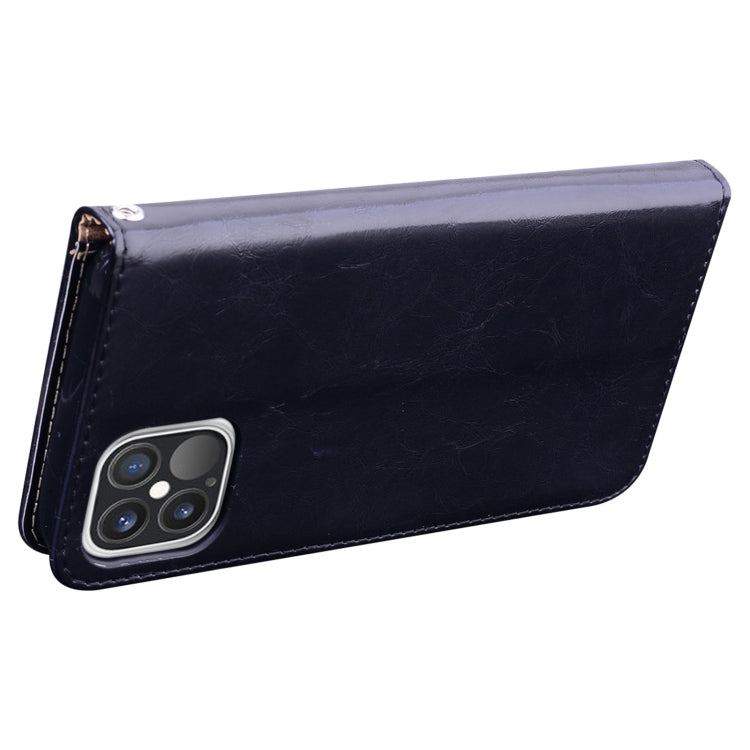 Business Style Oil Wax Texture Horizontal Flip Leather Case for iPhone XR, with Holder & Card Slots & Wallet, For iPhone 12 mini, For iPhone 12 / 12 Pro, For iPhone 12 Pro Max