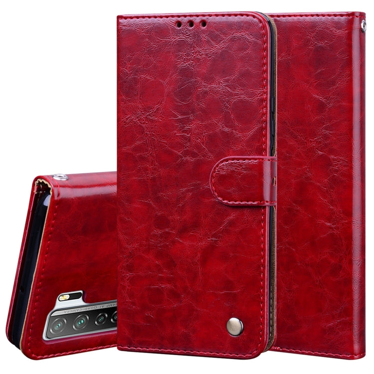 Business Style Oil Wax Texture Horizontal Flip Leather Case with Holder & Card Slots & Wallet, For Huawei Nova 7 SE / Honor 30S, For Huawei Y8P / Enjoy 10S, For Huawei Honor 30, For Huawei P Smart 2020, For Huawei Y6P 2020                              ...