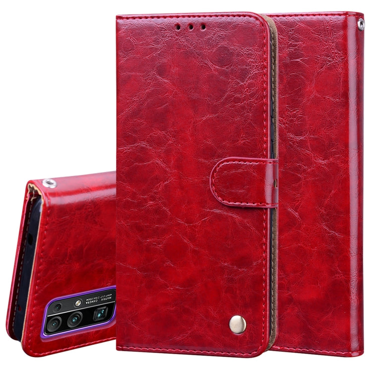 Business Style Oil Wax Texture Horizontal Flip Leather Case with Holder & Card Slots & Wallet, For Huawei Nova 7 SE / Honor 30S, For Huawei Y8P / Enjoy 10S, For Huawei Honor 30, For Huawei P Smart 2020, For Huawei Y6P 2020                              ...