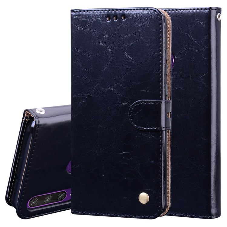 Business Style Oil Wax Texture Horizontal Flip Leather Case with Holder & Card Slots & Wallet, For Huawei Nova 7 SE / Honor 30S, For Huawei Y8P / Enjoy 10S, For Huawei Honor 30, For Huawei P Smart 2020, For Huawei Y6P 2020                              ...