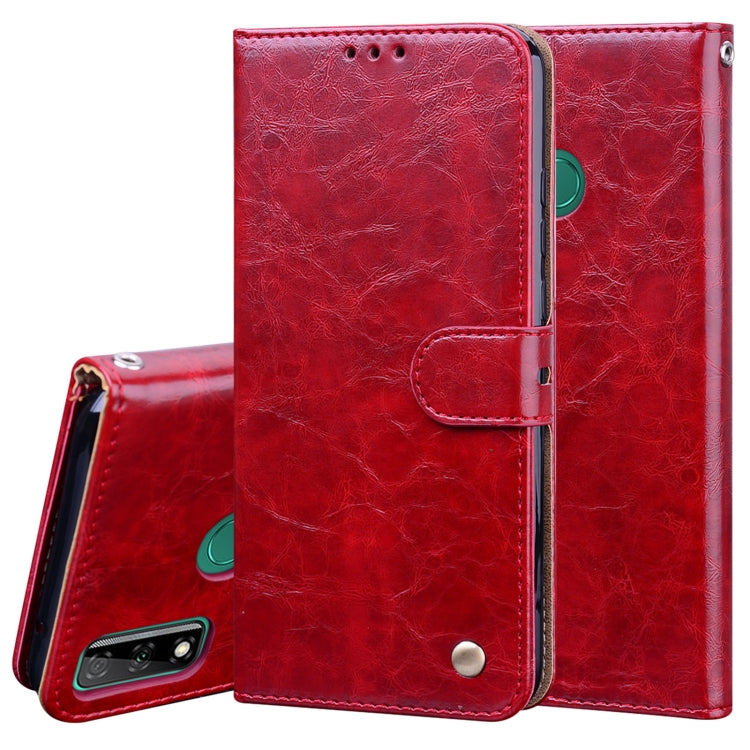 Business Style Oil Wax Texture Horizontal Flip Leather Case with Holder & Card Slots & Wallet, For Huawei Nova 7 SE / Honor 30S, For Huawei Y8P / Enjoy 10S, For Huawei Honor 30, For Huawei P Smart 2020, For Huawei Y6P 2020                              ...