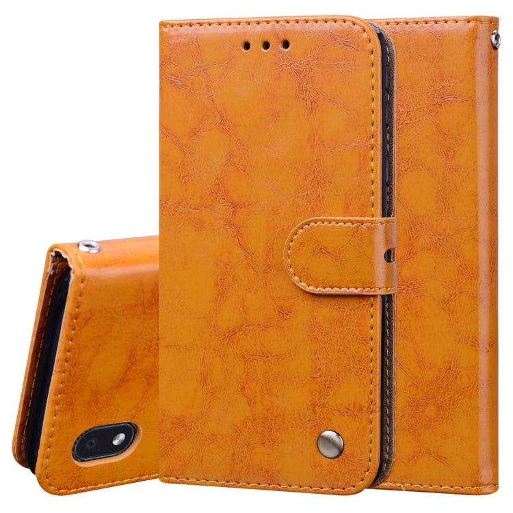 Business Style Oil Wax Texture Horizontal Flip Leather Case, with Holder & Card Slots & Wallet, For Samsung Galaxy M51, For Samsung Galaxy A01 Core, For Samsung Galaxy A21s, For Samsung Galaxy S20 FE
