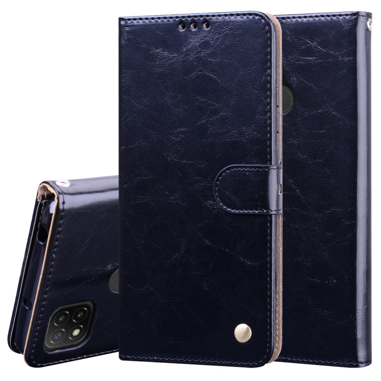 Business Style Oil Wax Texture Horizontal Flip Leather Case, with Holder & Card Slots & Wallet, For Xiaomi Redmi 9, For Xiaomi Redmi 9A, For Xiaomi Redmi 9C, For Xiaomi Poco X3 NFC