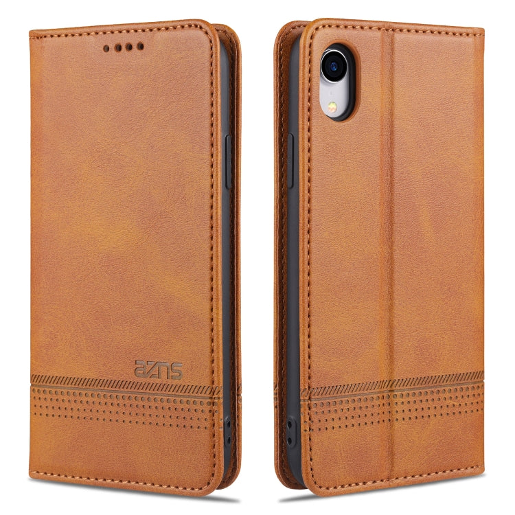 AZNS Magnetic Calf Texture Horizontal Flip Leather Case with Card Slots & Holder & Wallet, For iPhone 6, For iPhone 6 Plus, For iPhone 8 / 7, For iPhone 8 Plus/7 Plus, For iPhone XR, For iPhone XS Max