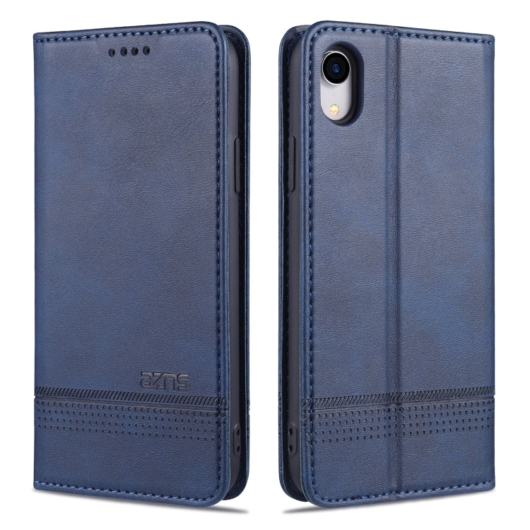 AZNS Magnetic Calf Texture Horizontal Flip Leather Case with Card Slots & Holder & Wallet, For iPhone 6, For iPhone 6 Plus, For iPhone 8 / 7, For iPhone 8 Plus/7 Plus, For iPhone XR, For iPhone XS Max
