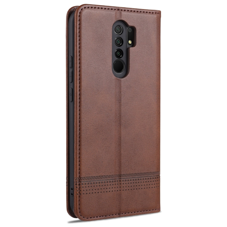 AZNS Magnetic Calf Texture Horizontal Flip Leather Case with Card Slots & Holder & Wallet, For Xiaomi Redmi 9, For Xiaomi Redmi Note 9 / 10X, For Xiaomi Mi 10 5G / 10 Pro 5G, For Xiaomi POCO X3 NFC, For Xiaomi Redmi 10X 5G                              ...