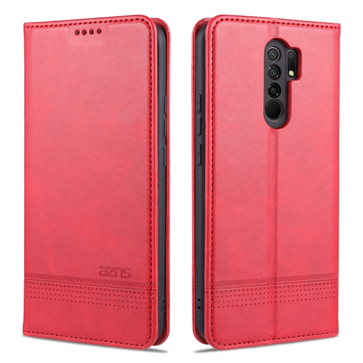 AZNS Magnetic Calf Texture Horizontal Flip Leather Case with Card Slots & Holder & Wallet, For Xiaomi Redmi 9, For Xiaomi Redmi Note 9 / 10X, For Xiaomi Mi 10 5G / 10 Pro 5G, For Xiaomi POCO X3 NFC, For Xiaomi Redmi 10X 5G                              ...