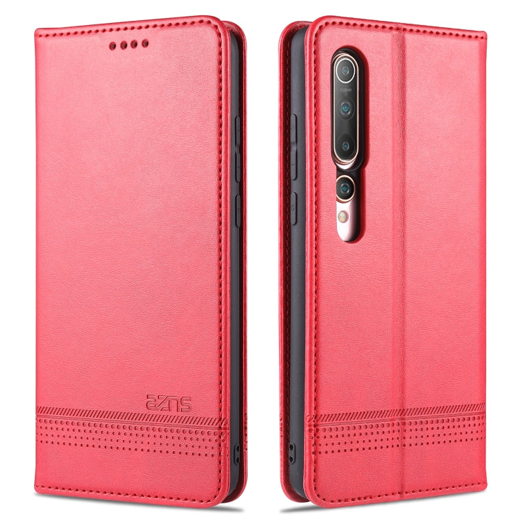 AZNS Magnetic Calf Texture Horizontal Flip Leather Case with Card Slots & Holder & Wallet, For Xiaomi Redmi 9, For Xiaomi Redmi Note 9 / 10X, For Xiaomi Mi 10 5G / 10 Pro 5G, For Xiaomi POCO X3 NFC, For Xiaomi Redmi 10X 5G                              ...
