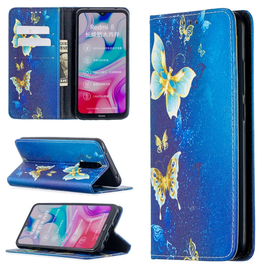 Colored Drawing Pattern Invisible Magnetic Horizontal Flip PU Leather Case with Holder & Card Slots & Wallet, For Xiaomi Redmi 8, For Xiaomi Redmi 9A, For Xiaomi Redmi 9C, For Xiaomi Redmi 8A, For Xiaomi Redmi 9
