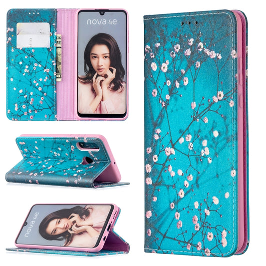 Colored Drawing Pattern Invisible Magnetic Horizontal Flip PU Leather Case with Holder & Card Slots & Wallet, For Huawei P30 Lite, For Huawei P40 Lite, For Huawei P40 Pro, For Huawei P40, For Huawei P smart 2019