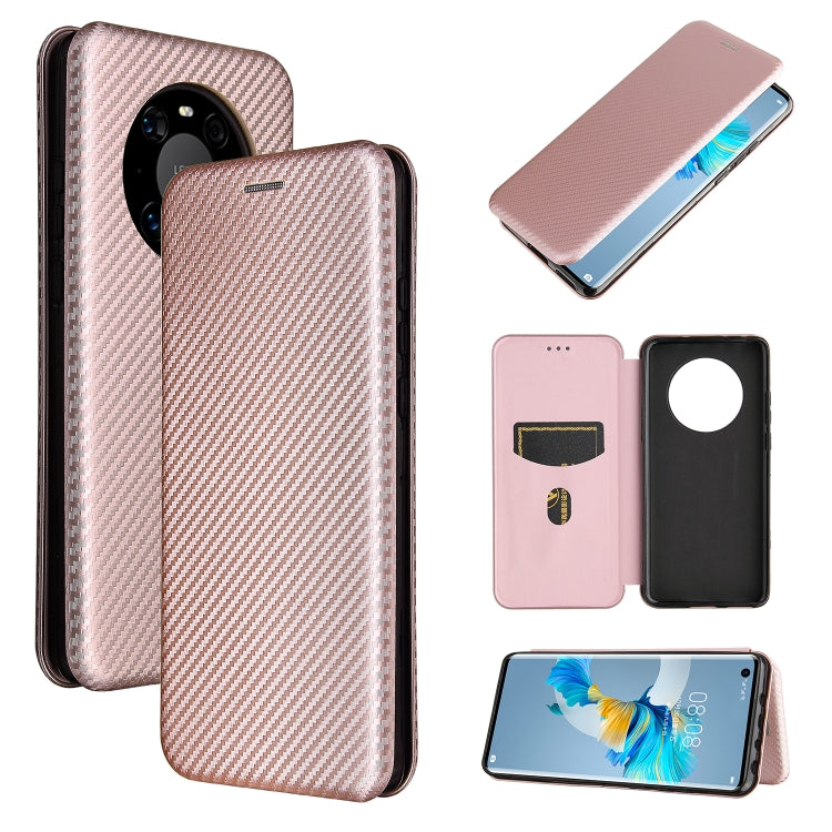 Carbon Fiber Texture Magnetic Horizontal Flip TPU + PC + PU Leather Case with Card Slot, For Huawei Mate 40, For LG K52 / K62, For vivo V20 Pro 5G, For Samsung Galaxy S21 Ultra 5G, For Motorola One 5G / Moto G 5G Plus, For Huawei Mate 40 Pro           ...