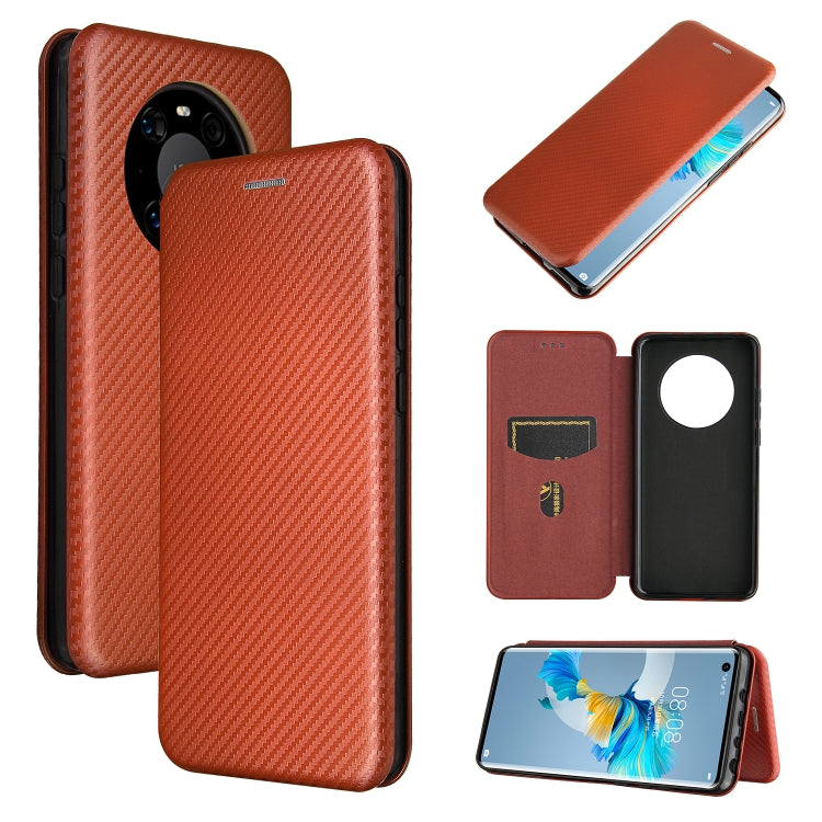 Carbon Fiber Texture Magnetic Horizontal Flip TPU + PC + PU Leather Case with Card Slot, For Huawei Mate 40, For LG K52 / K62, For vivo V20 Pro 5G, For Samsung Galaxy S21 Ultra 5G, For Motorola One 5G / Moto G 5G Plus, For Huawei Mate 40 Pro           ...