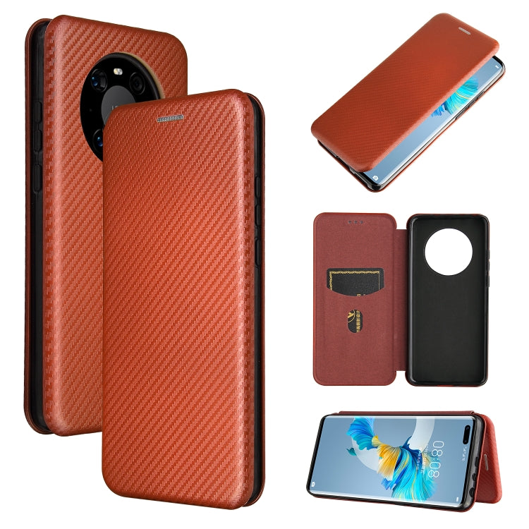 Carbon Fiber Texture Magnetic Horizontal Flip TPU + PC + PU Leather Case with Card Slot, For Huawei Mate 40, For LG K52 / K62, For vivo V20 Pro 5G, For Samsung Galaxy S21 Ultra 5G, For Motorola One 5G / Moto G 5G Plus, For Huawei Mate 40 Pro           ...