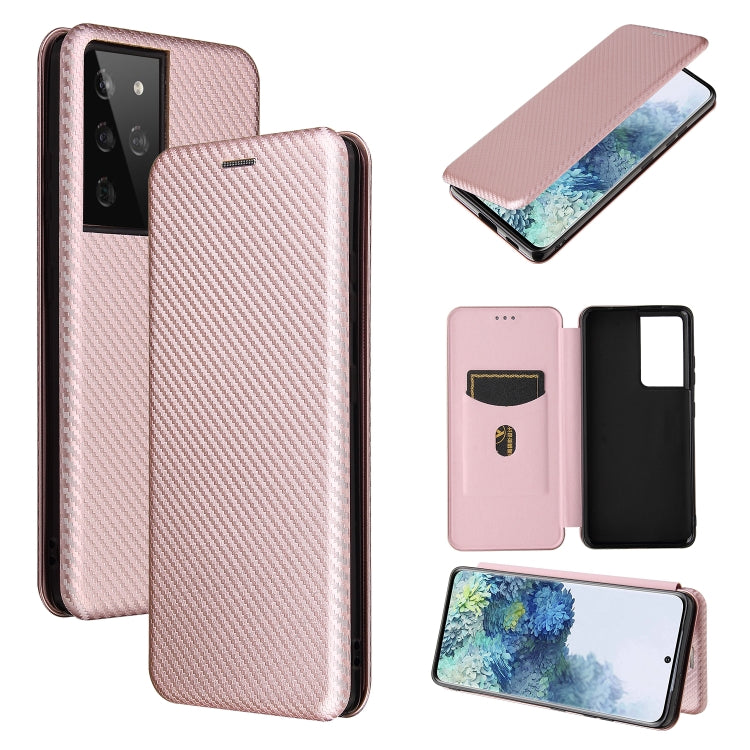 Carbon Fiber Texture Magnetic Horizontal Flip TPU + PC + PU Leather Case with Card Slot, For Huawei Mate 40, For LG K52 / K62, For vivo V20 Pro 5G, For Samsung Galaxy S21 Ultra 5G, For Motorola One 5G / Moto G 5G Plus, For Huawei Mate 40 Pro           ...