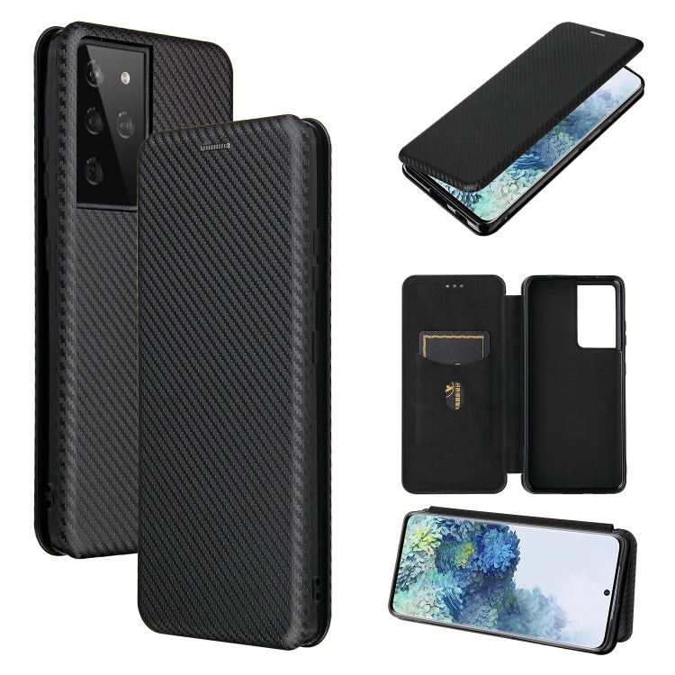 Carbon Fiber Texture Magnetic Horizontal Flip TPU + PC + PU Leather Case with Card Slot, For Huawei Mate 40, For LG K52 / K62, For vivo V20 Pro 5G, For Samsung Galaxy S21 Ultra 5G, For Motorola One 5G / Moto G 5G Plus, For Huawei Mate 40 Pro           ...