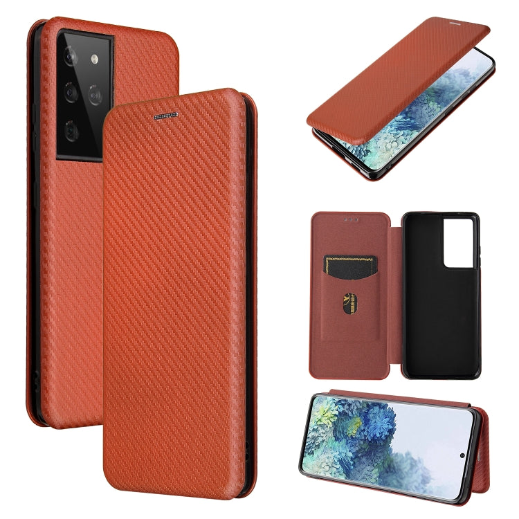 Carbon Fiber Texture Magnetic Horizontal Flip TPU + PC + PU Leather Case with Card Slot, For Huawei Mate 40, For LG K52 / K62, For vivo V20 Pro 5G, For Samsung Galaxy S21 Ultra 5G, For Motorola One 5G / Moto G 5G Plus, For Huawei Mate 40 Pro           ...