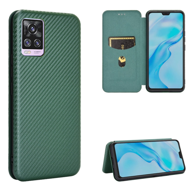 Carbon Fiber Texture Magnetic Horizontal Flip TPU + PC + PU Leather Case with Card Slot, For Huawei Mate 40, For LG K52 / K62, For vivo V20 Pro 5G, For Samsung Galaxy S21 Ultra 5G, For Motorola One 5G / Moto G 5G Plus, For Huawei Mate 40 Pro           ...