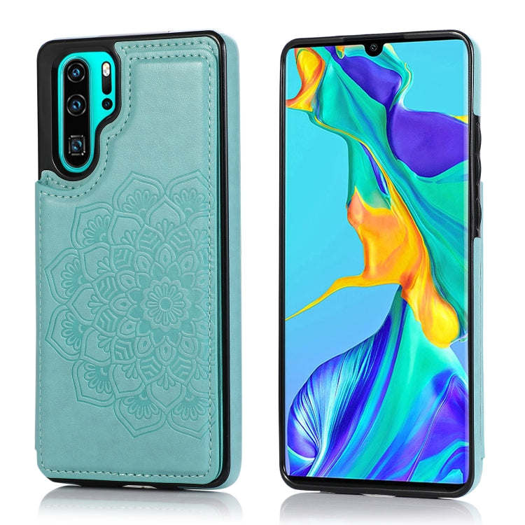 Double Buckle Mandala Pattern PU+TPU Protective Case with Card Slots & Holder & Photo Frame, For Huawei Mate 20, For Huawei Mate 20 Lite, For Huawei Mate 20 Pro, For Huawei Mate 30, For Huawei Mate 30 Pro, For Huawei P30, For Huawei P30 Lite           ...