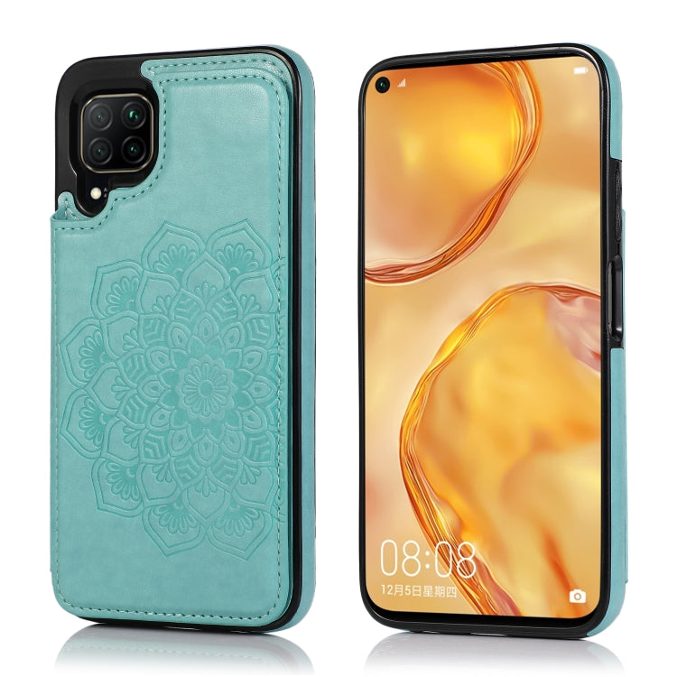 Double Buckle Mandala Pattern PU+TPU Protective Case with Card Slots & Holder & Photo Frame, For Huawei Mate 20, For Huawei Mate 20 Lite, For Huawei Mate 20 Pro, For Huawei Mate 30, For Huawei Mate 30 Pro, For Huawei P30, For Huawei P30 Lite           ...