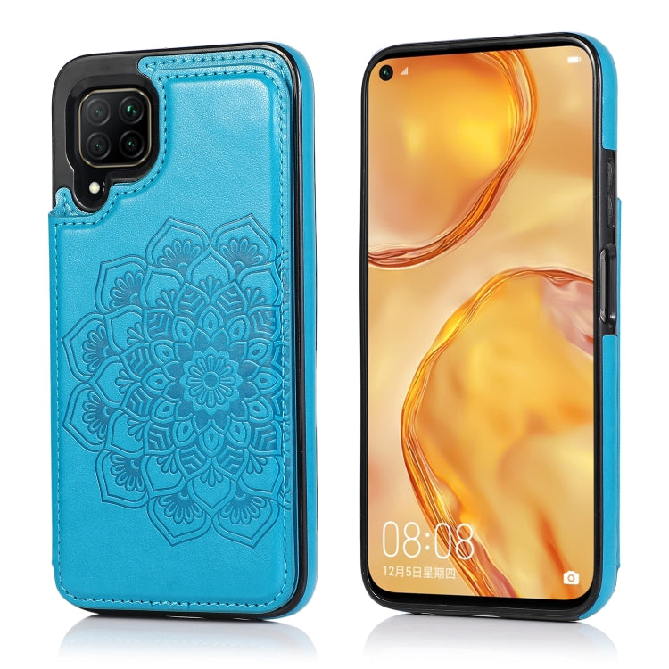 Double Buckle Mandala Pattern PU+TPU Protective Case with Card Slots & Holder & Photo Frame, For Huawei Mate 20, For Huawei Mate 20 Lite, For Huawei Mate 20 Pro, For Huawei Mate 30, For Huawei Mate 30 Pro, For Huawei P30, For Huawei P30 Lite           ...