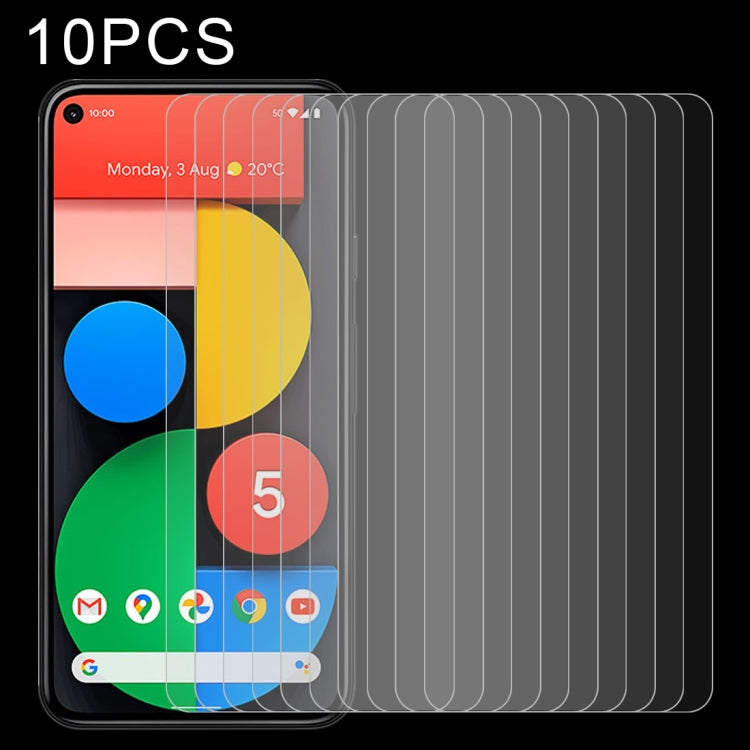 10 PCS 0.26mm 9H 2.5D Tempered Glass Film, For OnePlus Nord N100, For OnePlus Nord N10 5G, For Google Pixel 5