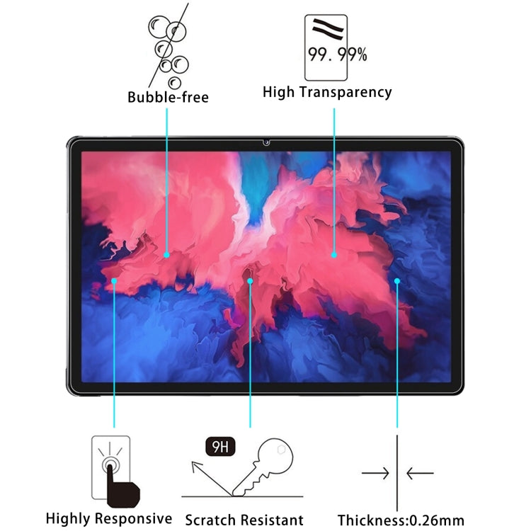 9H HD Explosion-proof Tempered Glass Film, For Lenovo Tab P11 / Tab P11 5G / XiaoXin Pad 11 inch / Motorola Moto Tab G70, For Lenovo Pad Pro 11.5 2021 / P11 Pro J706, For Lenovo Tab M10 HD Gen 2, For Surface Laptop Go, For Samsung Galaxy Tab Active 3