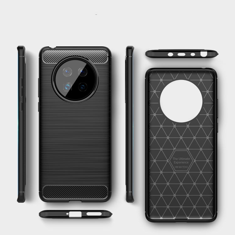 Brushed Texture Carbon Fiber TPU Case, For Huawei P Smart 2021, For Huawei Honor 30S, For Huawei Mate 40 Pro, For Huawei Mate 40, For Huawei Honor 9X Lite