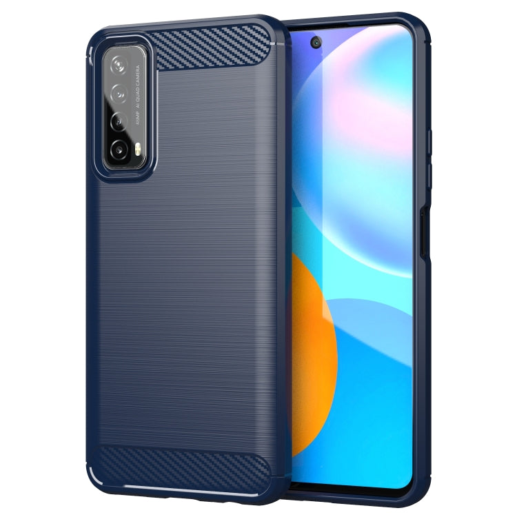 Brushed Texture Carbon Fiber TPU Case, For Huawei P Smart 2021, For Huawei Honor 30S, For Huawei Mate 40 Pro, For Huawei Mate 40, For Huawei Honor 9X Lite