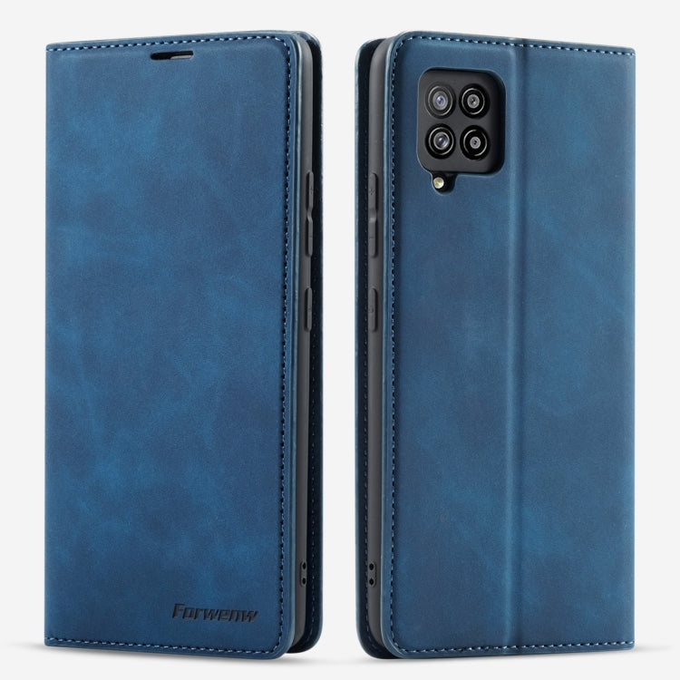 Forwenw Dream Series Oil Edge Strong Magnetism Horizontal Flip Leather Case with Holder & Card Slots & Wallet & Photo Frame, For Samsung Galaxy A42 5G